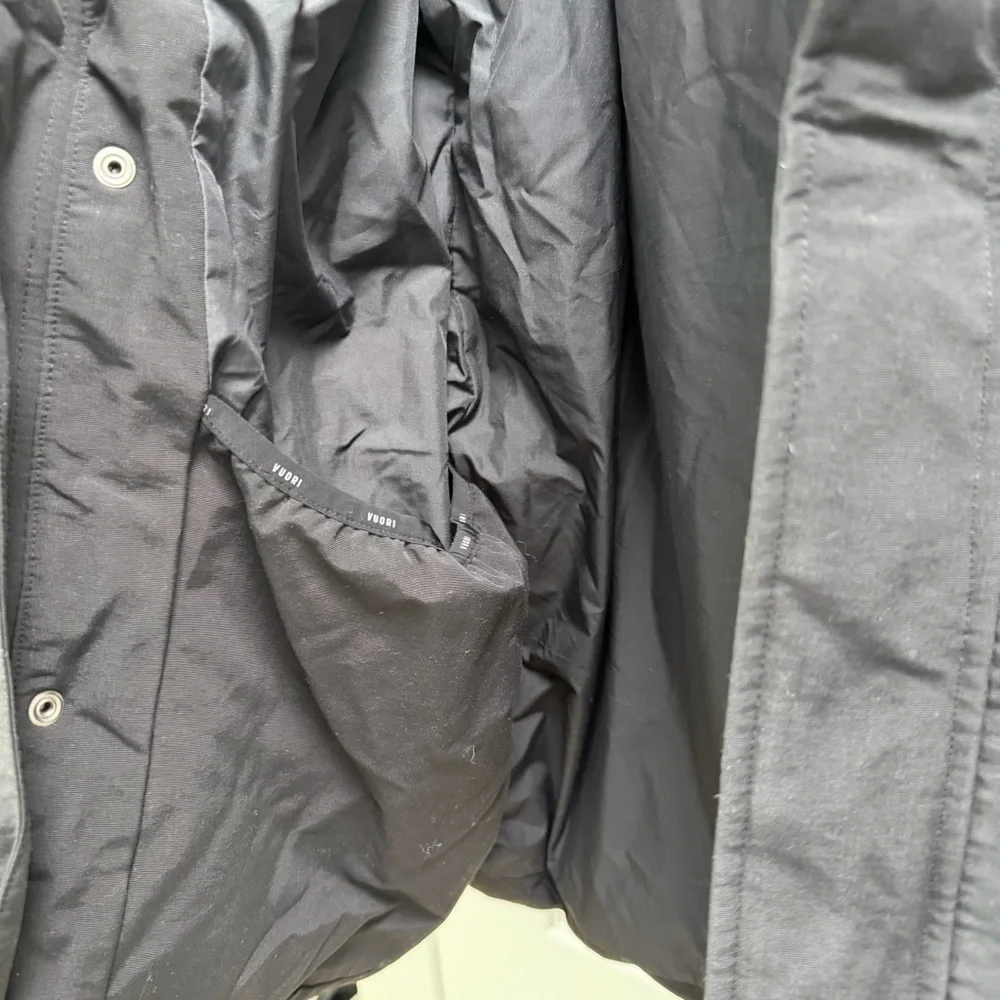 Vuori Northmost Insulated Black Parka Size Small